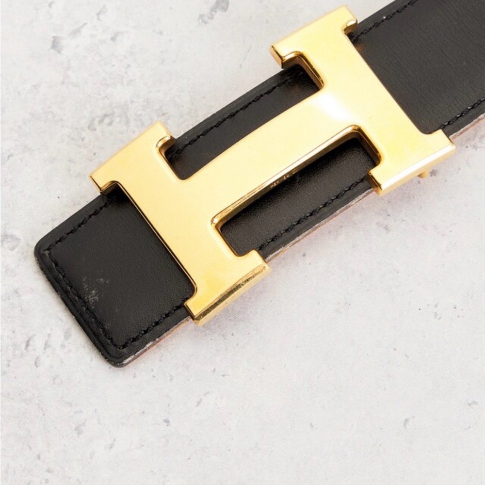Hermes’ - Hermes Constance Belt - Black & Yellow - Picture 5 of 6